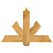 Ekena Millwork Kennewick Rough Sawn Timber Gable Bracket, Western Red Cedar, 48"W x 32"H x 6"D x 6"F, 16/12 Pitch GBW048X32X0606KEN00RWR - alternate 1
